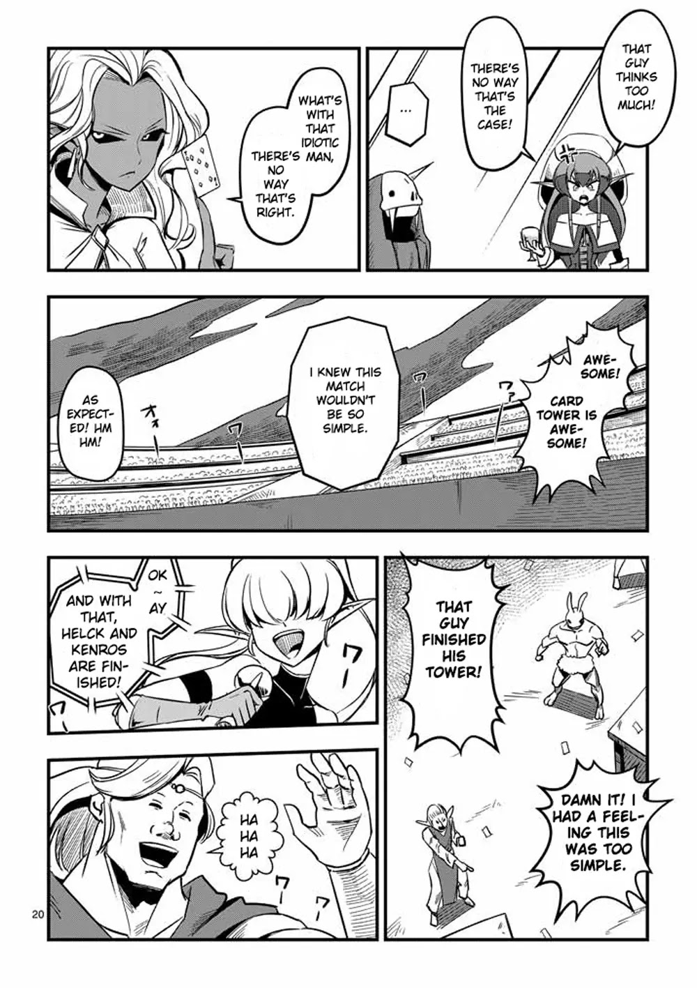 Helck Chapter 2 page 20 - Chapter 2: Card Tower