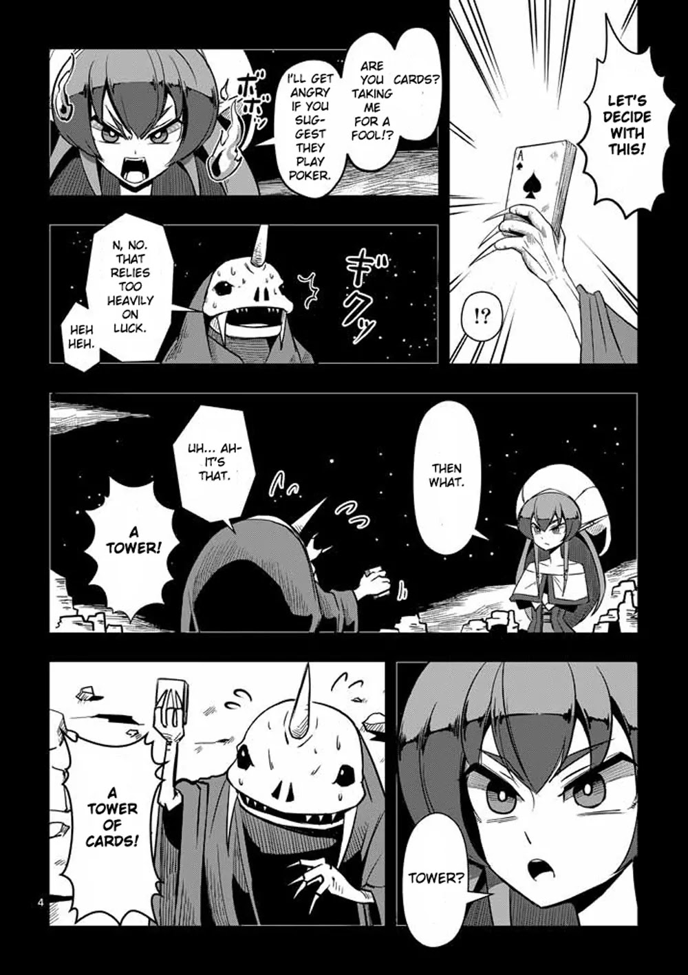 Helck Chapter 2 page 4 - Chapter 2: Card Tower