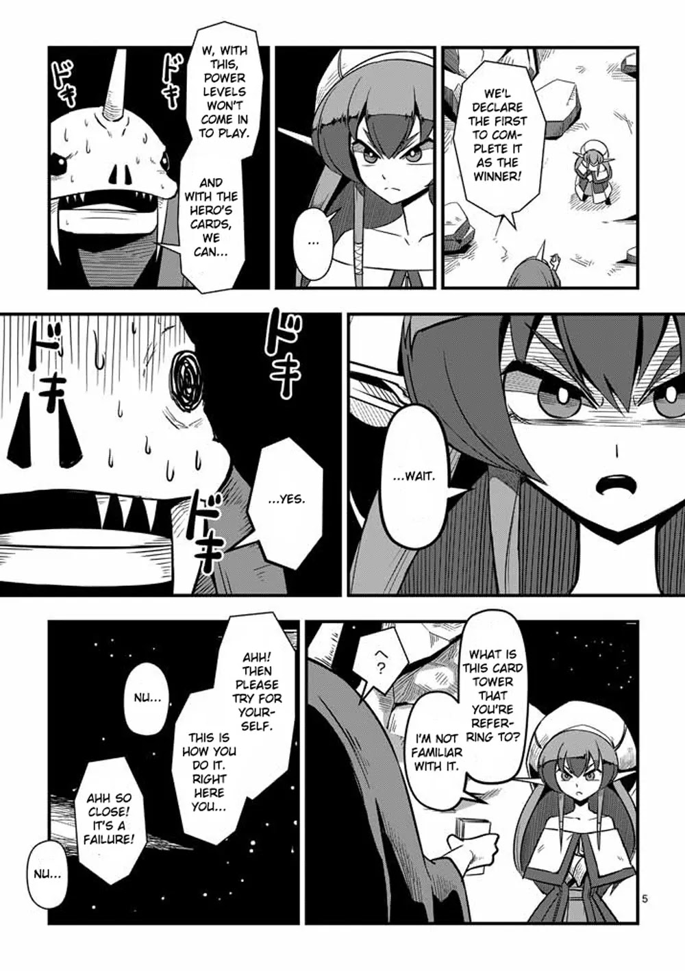 Helck Chapter 2 page 5 - Chapter 2: Card Tower