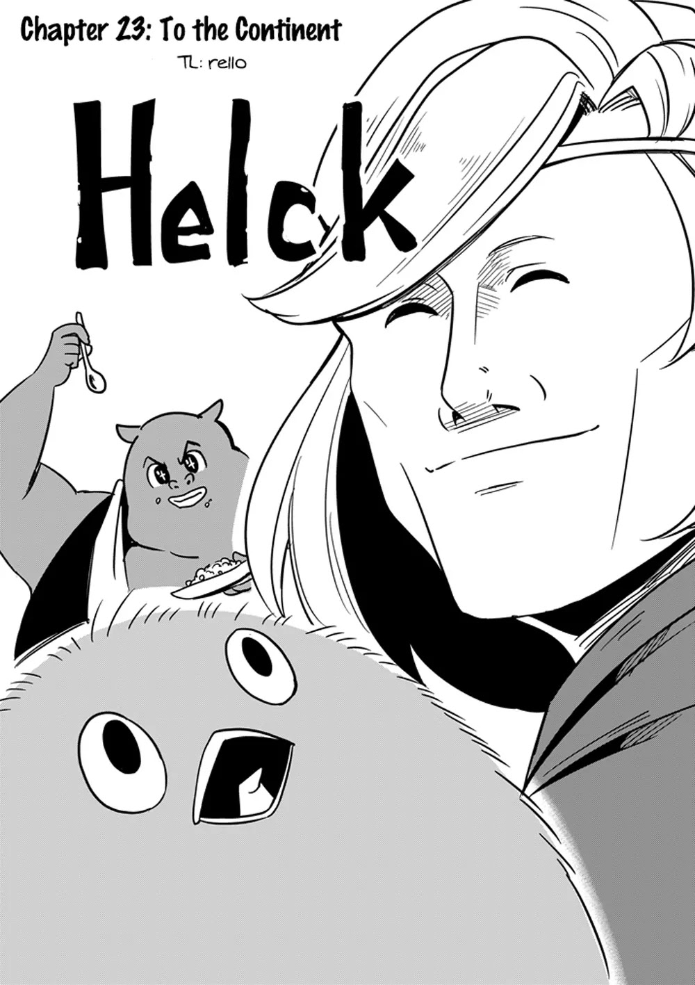 Helck Chapter 23 page 1 - Chapter 23: To the Continent