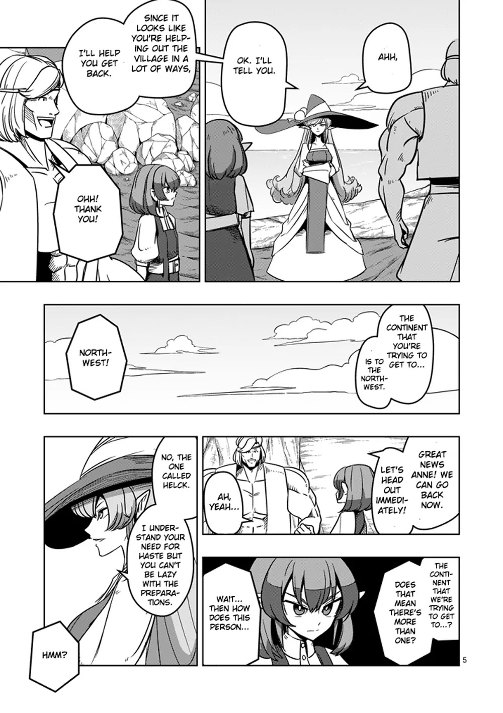 Helck Chapter 23 page 5 - Chapter 23: To the Continent