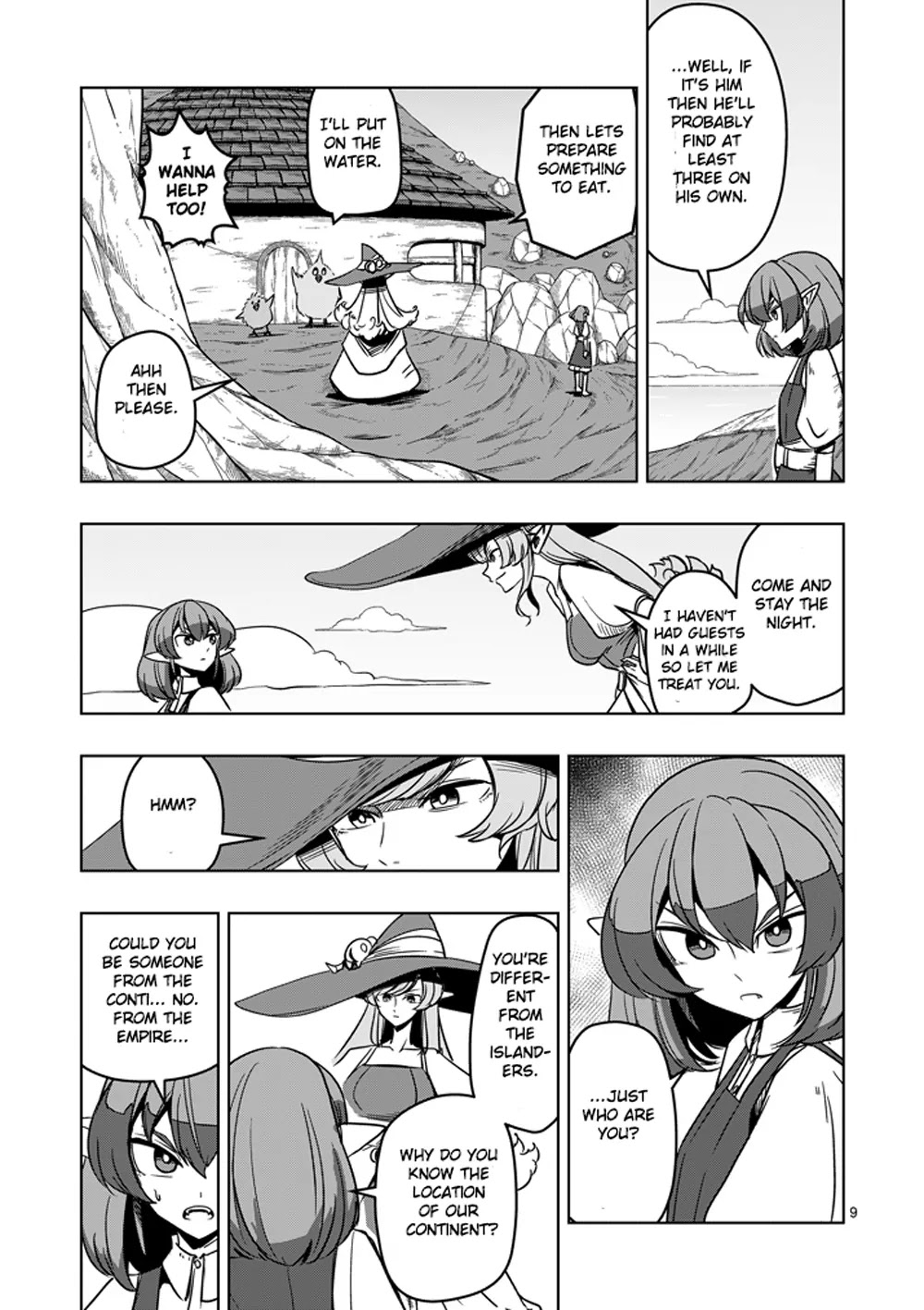 Helck Chapter 23 page 9 - Chapter 23: To the Continent