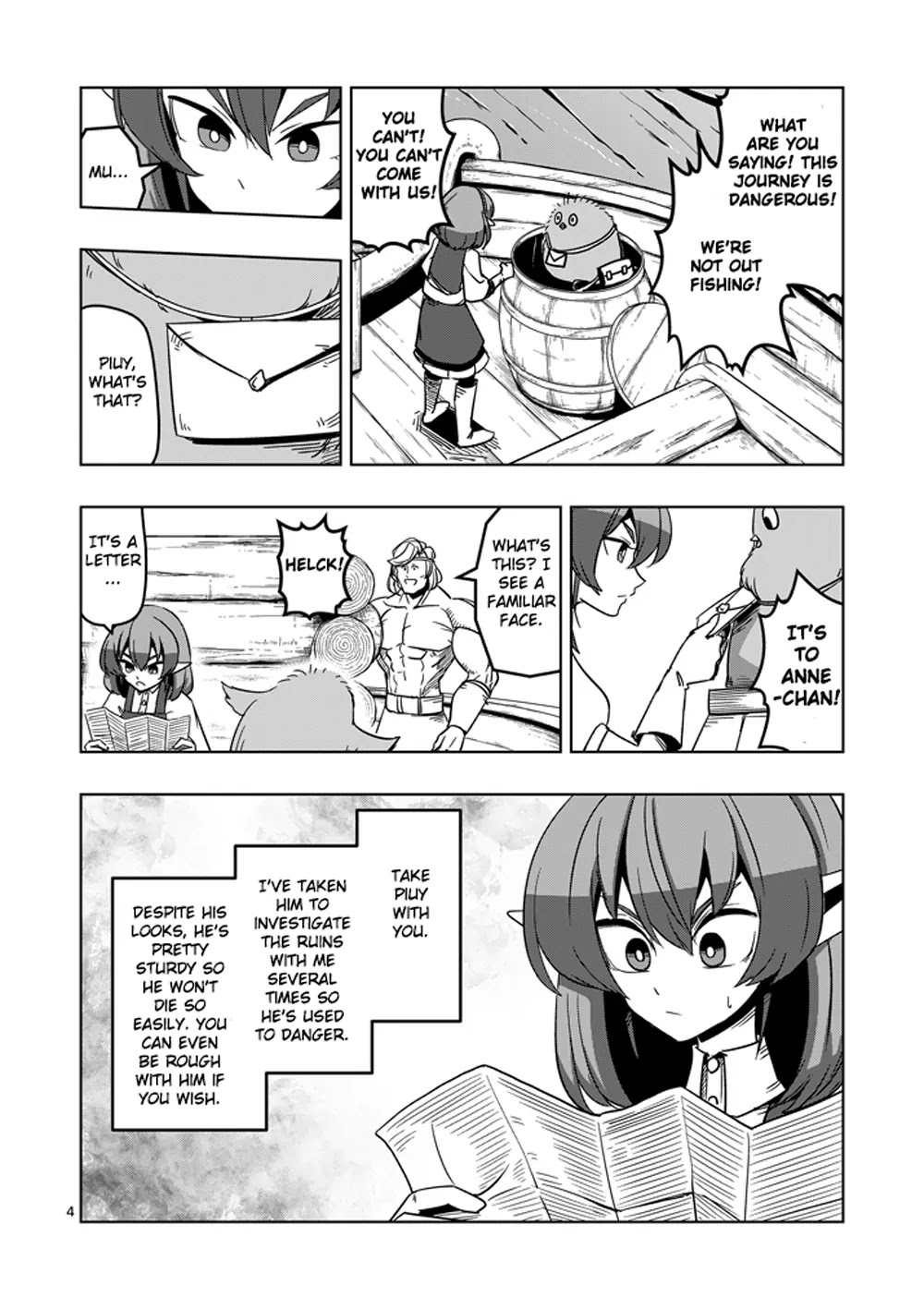 Helck Chapter 24 page 4 - Chapter 24: Sea Monster