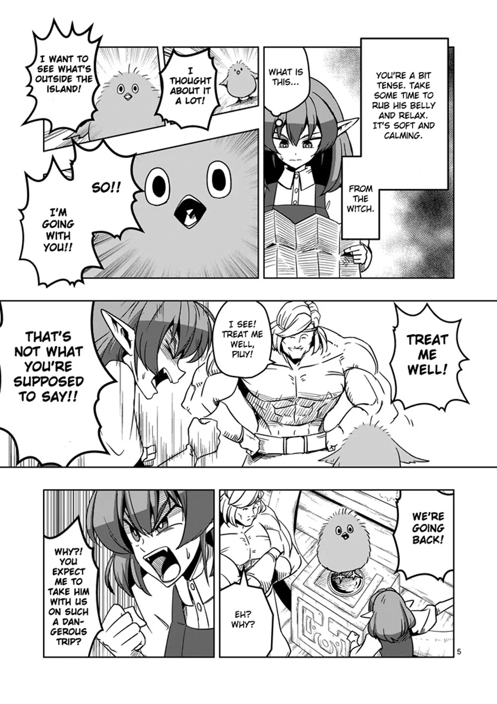 Helck Chapter 24 page 5 - Chapter 24: Sea Monster