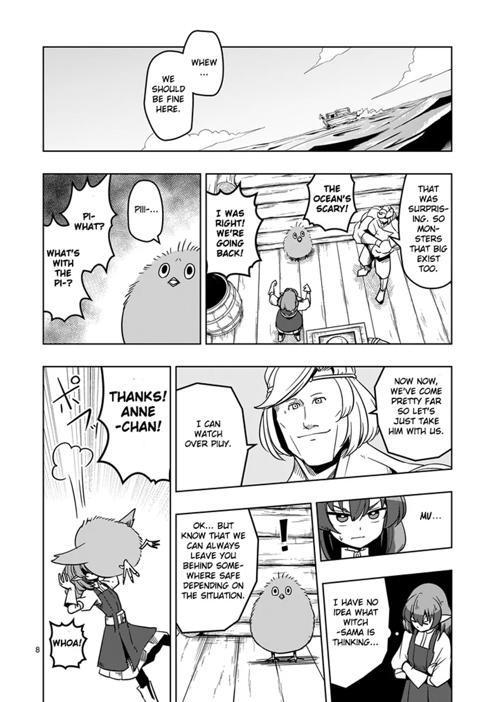 Helck Chapter 24 page 8 - Chapter 24: Sea Monster