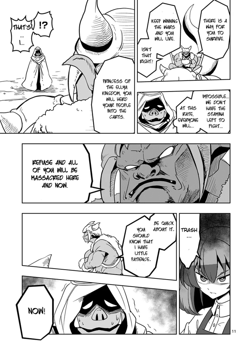 Helck Chapter 26 page 11 - Chapter 26: Barbarian Tribe Toosu-men