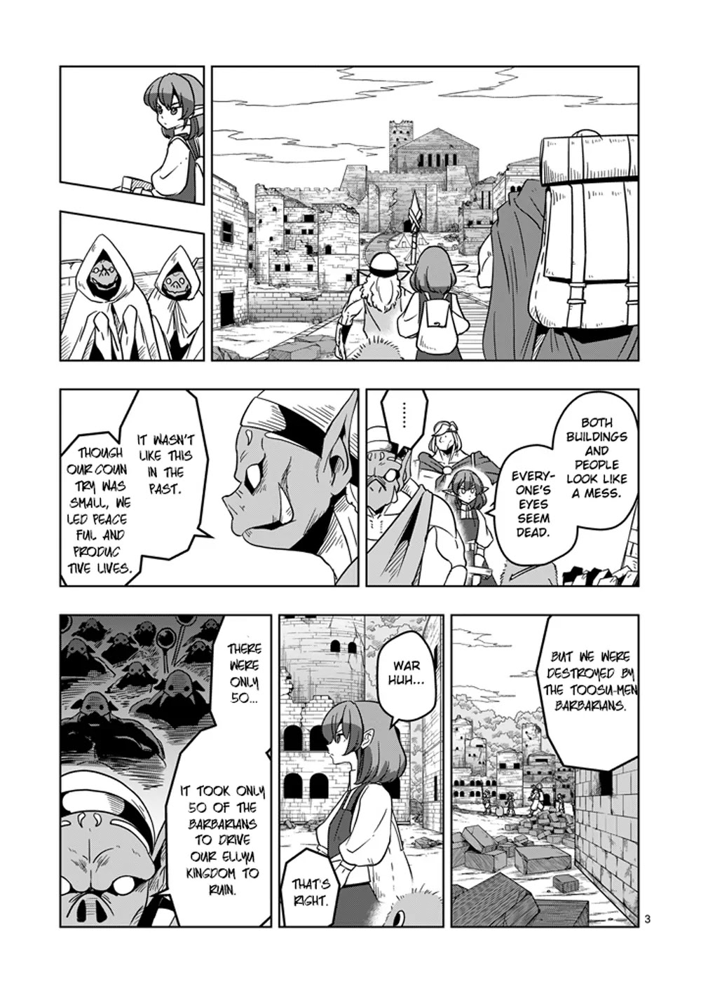 Helck Chapter 26 page 3 - Chapter 26: Barbarian Tribe Toosu-men