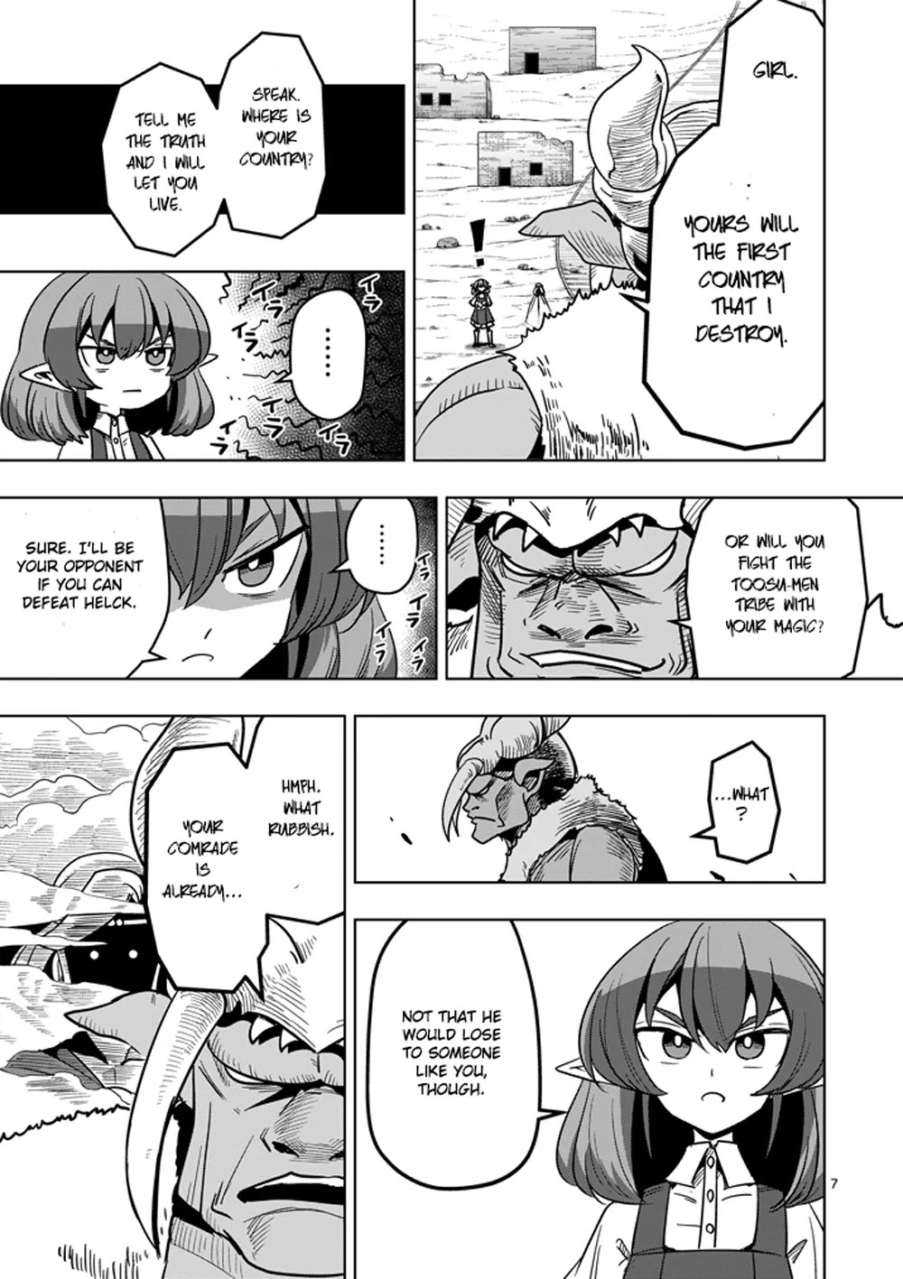 Helck Chapter 27 page 7 - Chapter 27: Toosu-men King's Power