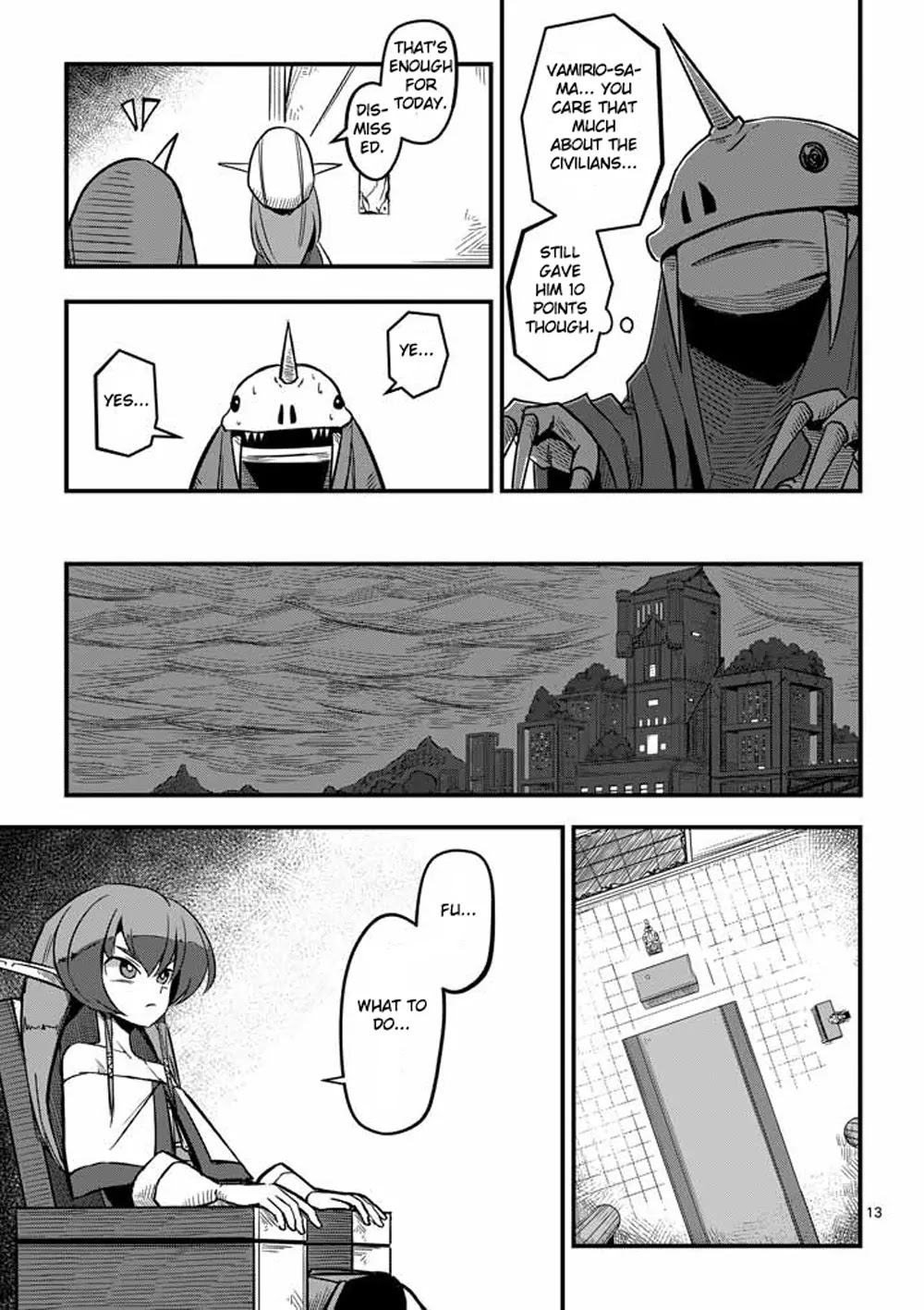 Helck Chapter 3 page 13 - Chapter 3: Unforeseen Situation