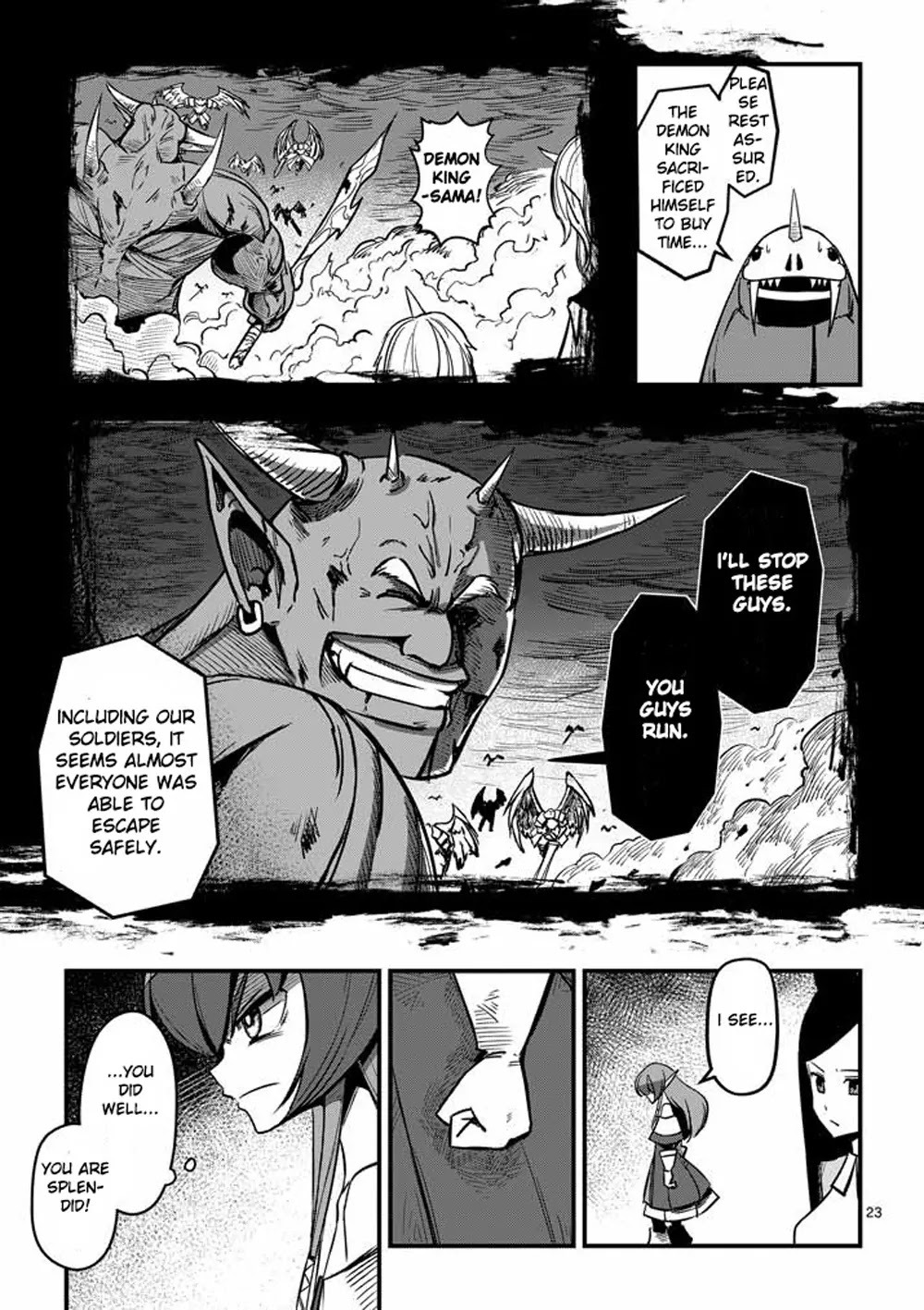 Helck Chapter 3 page 23 - Chapter 3: Unforeseen Situation