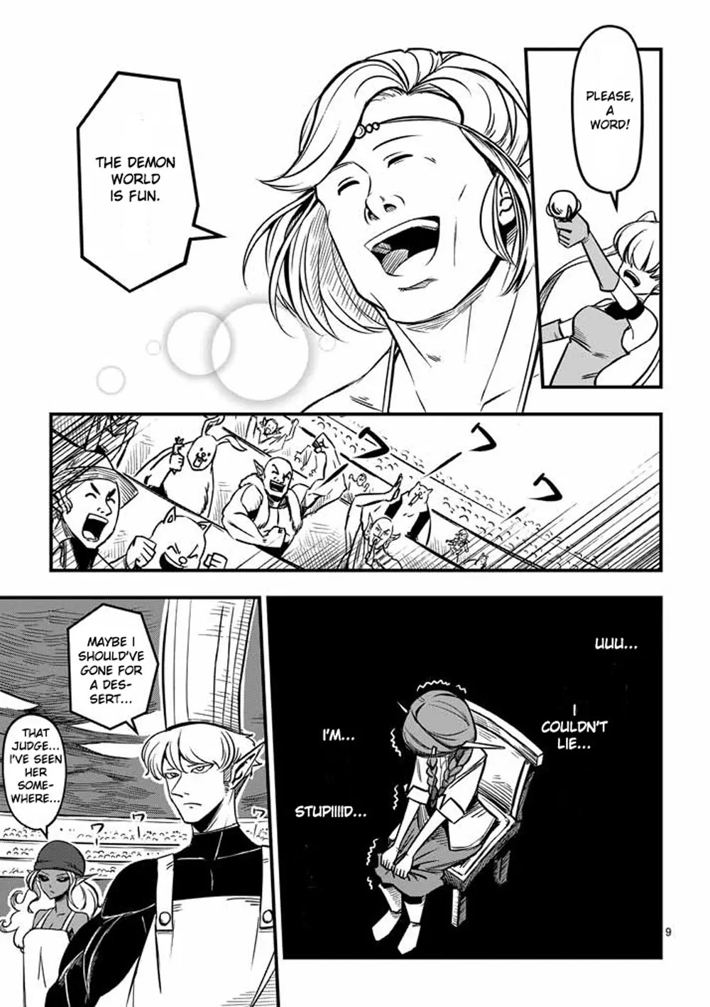 Helck Chapter 3 page 9 - Chapter 3: Unforeseen Situation