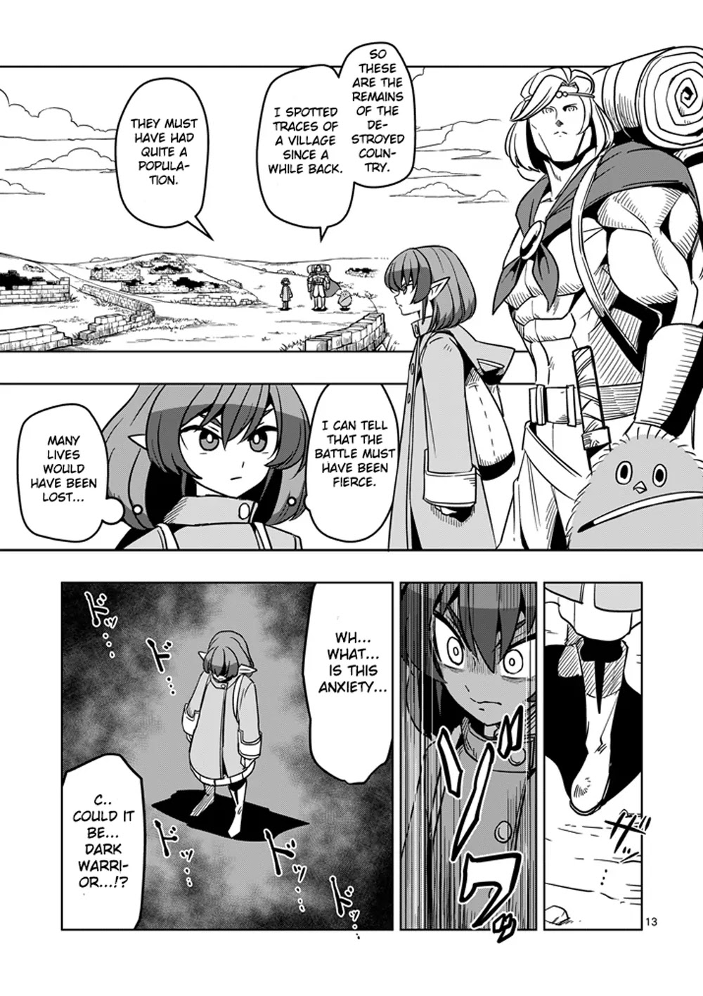 Helck Chapter 30 page 13 - Chapter 30: Warrior of Darkness