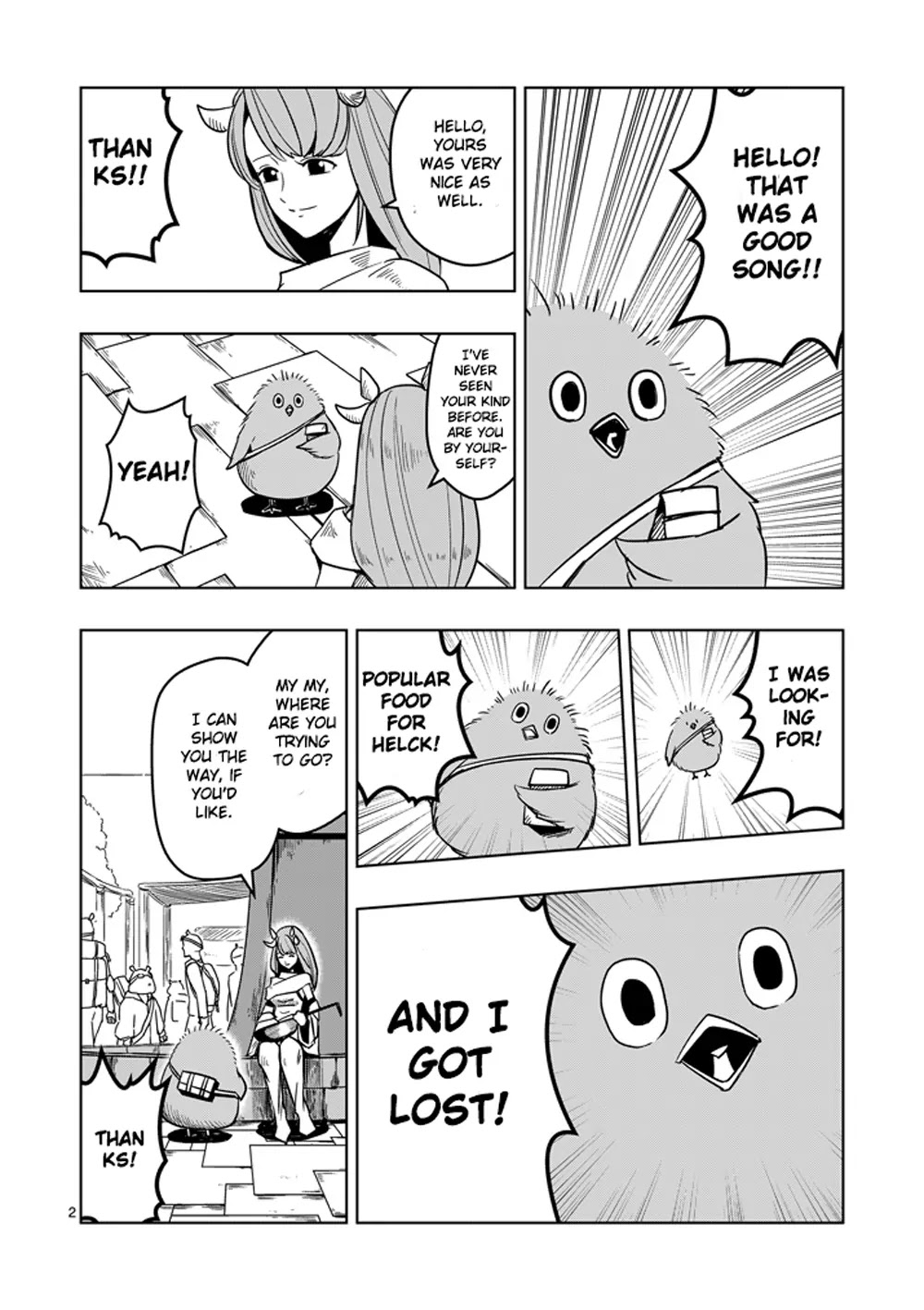 Helck Chapter 30 page 2 - Chapter 30: Warrior of Darkness