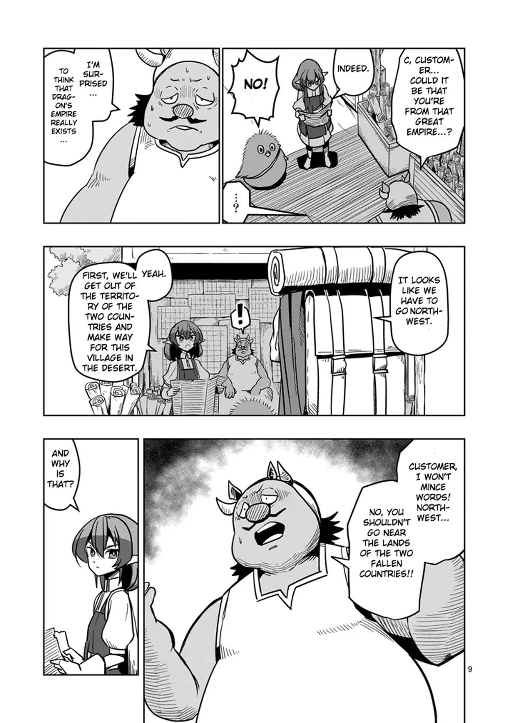 Helck Chapter 30 page 9 - Chapter 30: Warrior of Darkness