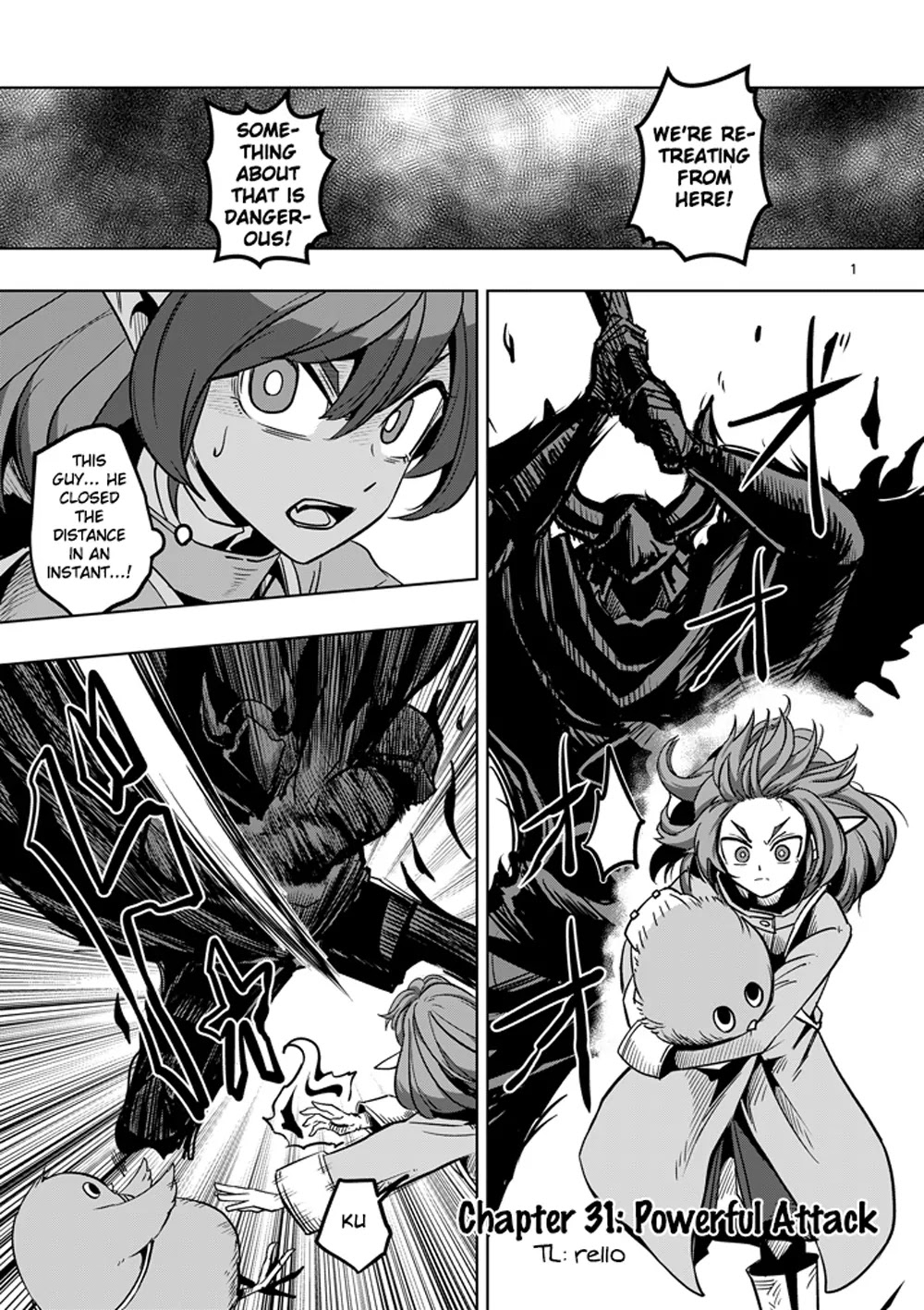 Helck Chapter 31 page 1 - Chapter 31: Powerful Attack