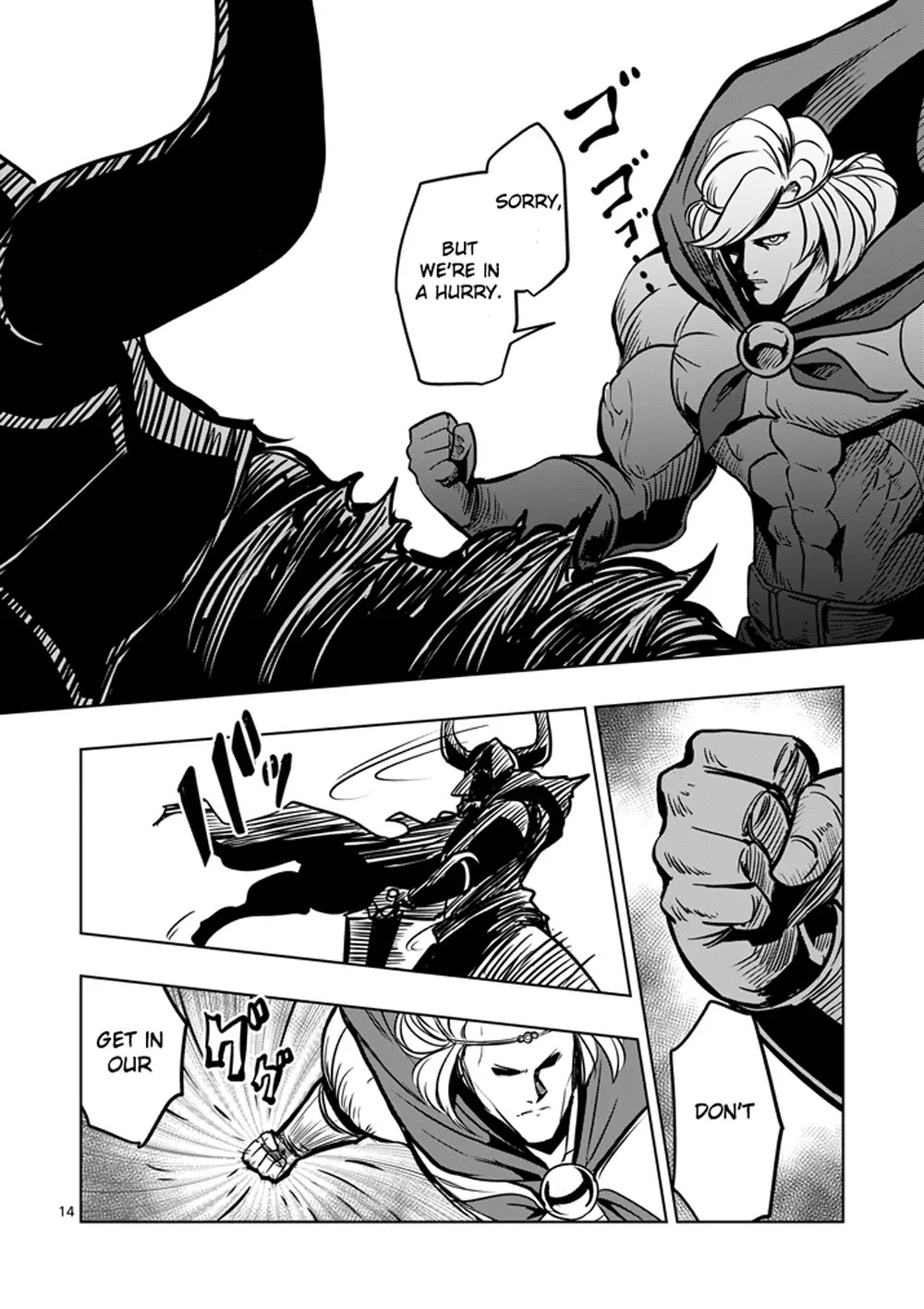 Helck Chapter 31 page 14 - Chapter 31: Powerful Attack