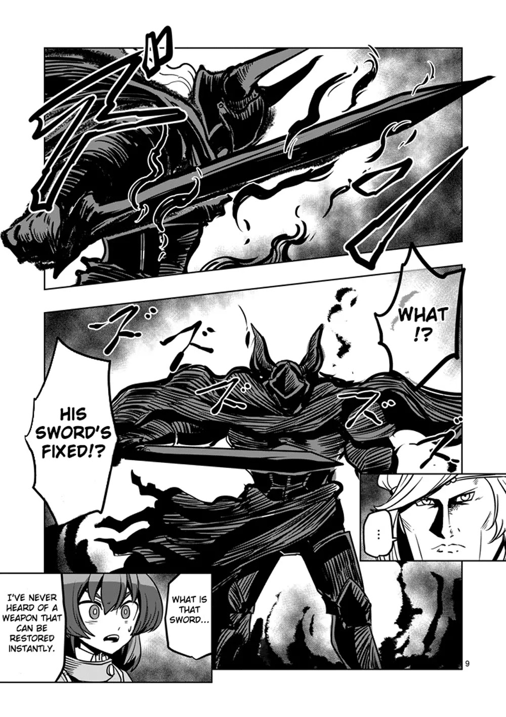 Helck Chapter 31 page 9 - Chapter 31: Powerful Attack
