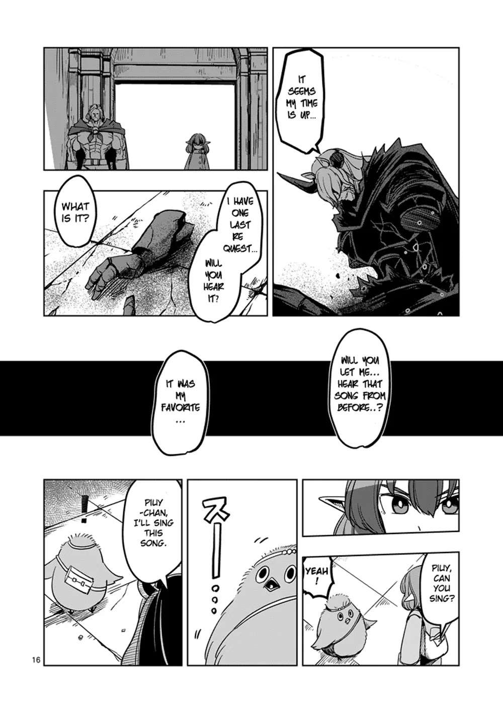 Helck Chapter 33 page 16 - Chapter 33: Ballad of the Wandering Ministrel
