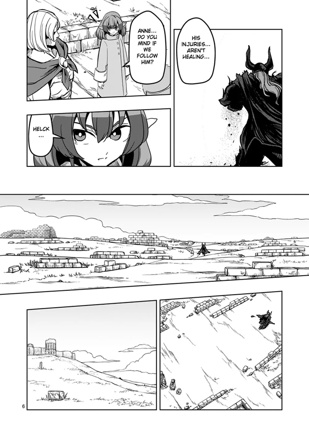 Helck Chapter 33 page 6 - Chapter 33: Ballad of the Wandering Ministrel