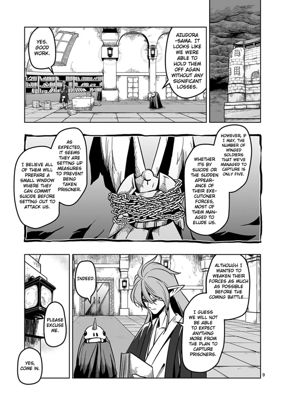 Helck Chapter 34 page 9 - Chapter 34: Tooru Castle