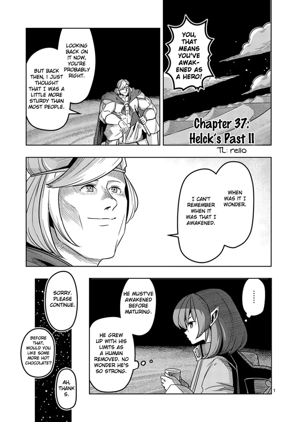Helck Chapter 37 page 1 - Chapter 37: Helck's Past II