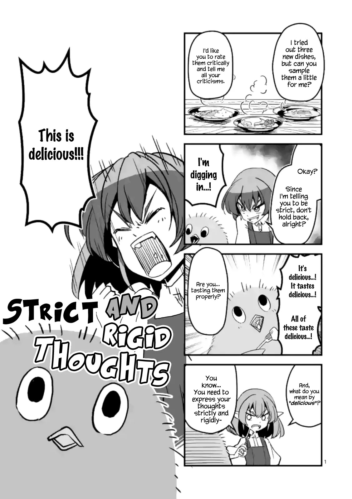 Helck Chapter 38.5 page 1 - Chapter 38.5: Strict and Rigid Thoughts
