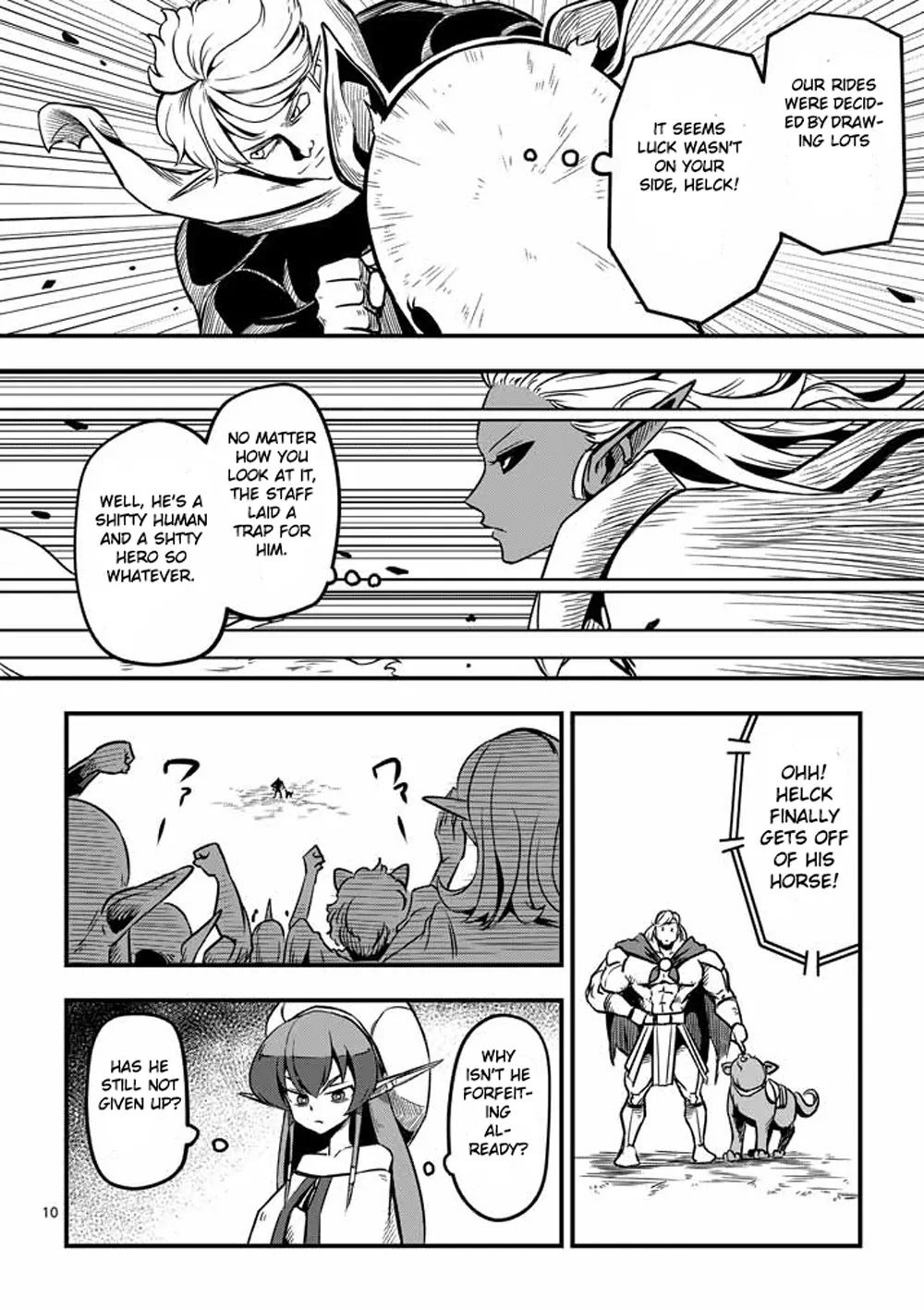 Helck Chapter 4 page 10 - Chapter 4: Racing Match