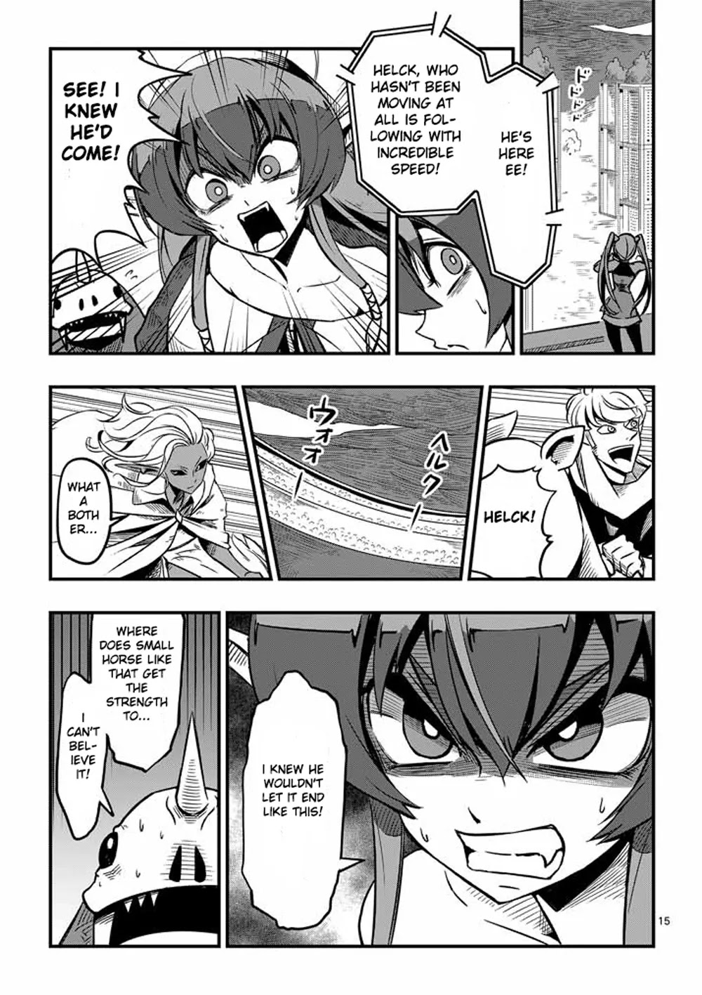 Helck Chapter 4 page 15 - Chapter 4: Racing Match