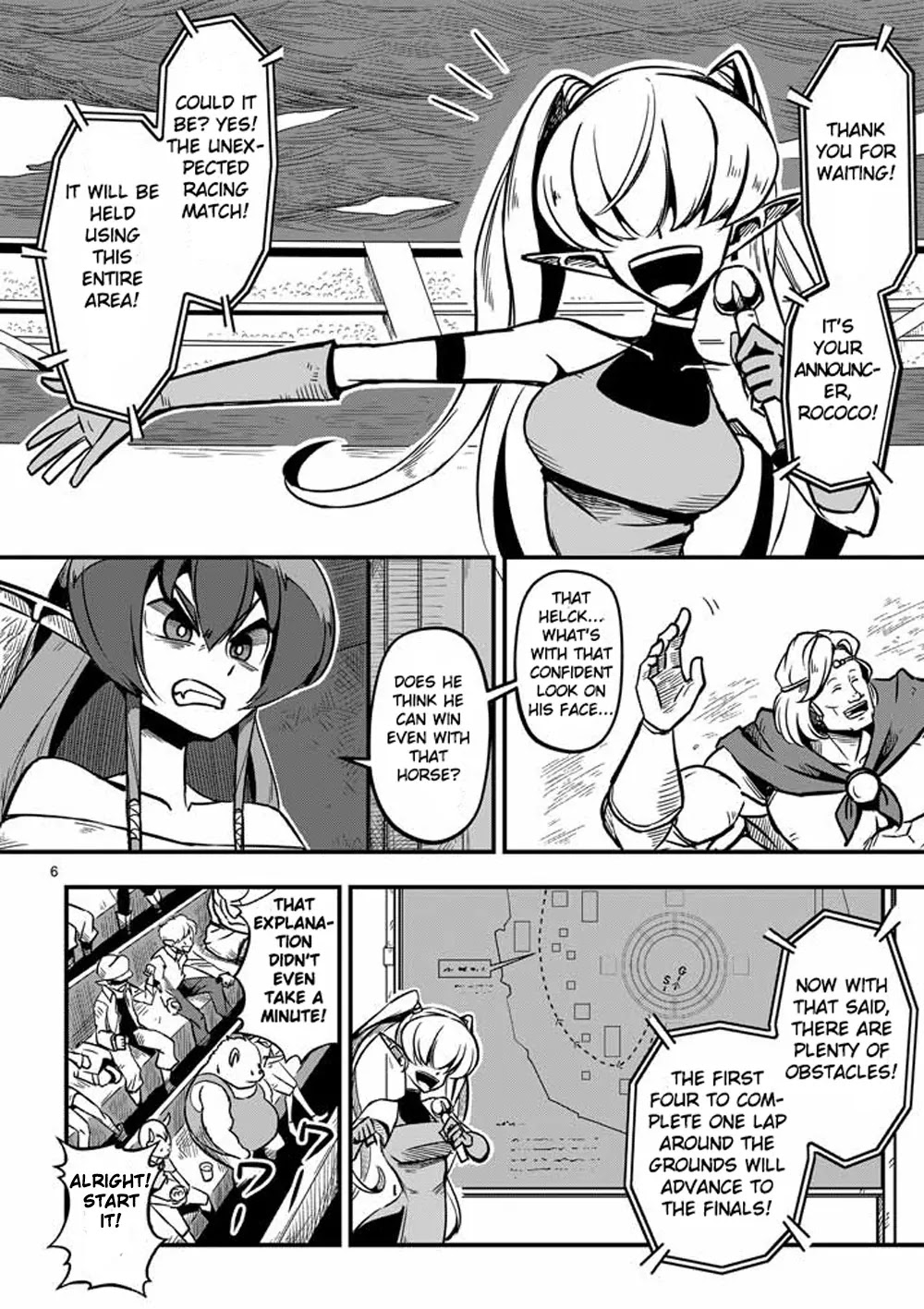 Helck Chapter 4 page 6 - Chapter 4: Racing Match