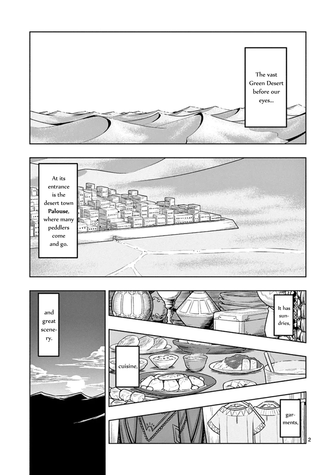 Helck Chapter 41.5 page 2 - Chapter 41.5: Volume 4 Bonus: Piuy's Sparkling Travel Journal