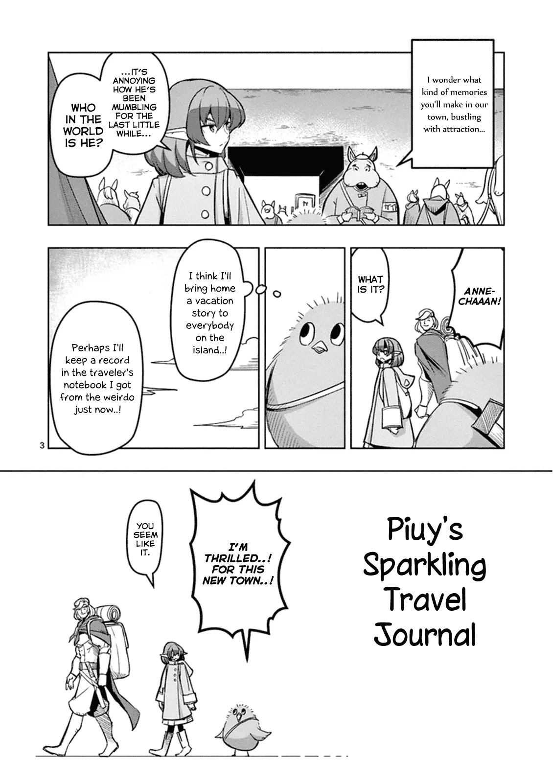 Helck Chapter 41.5 page 3 - Chapter 41.5: Volume 4 Bonus: Piuy's Sparkling Travel Journal