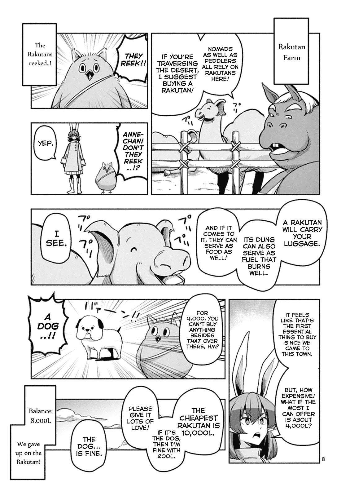 Helck Chapter 41.5 page 8 - Chapter 41.5: Volume 4 Bonus: Piuy's Sparkling Travel Journal