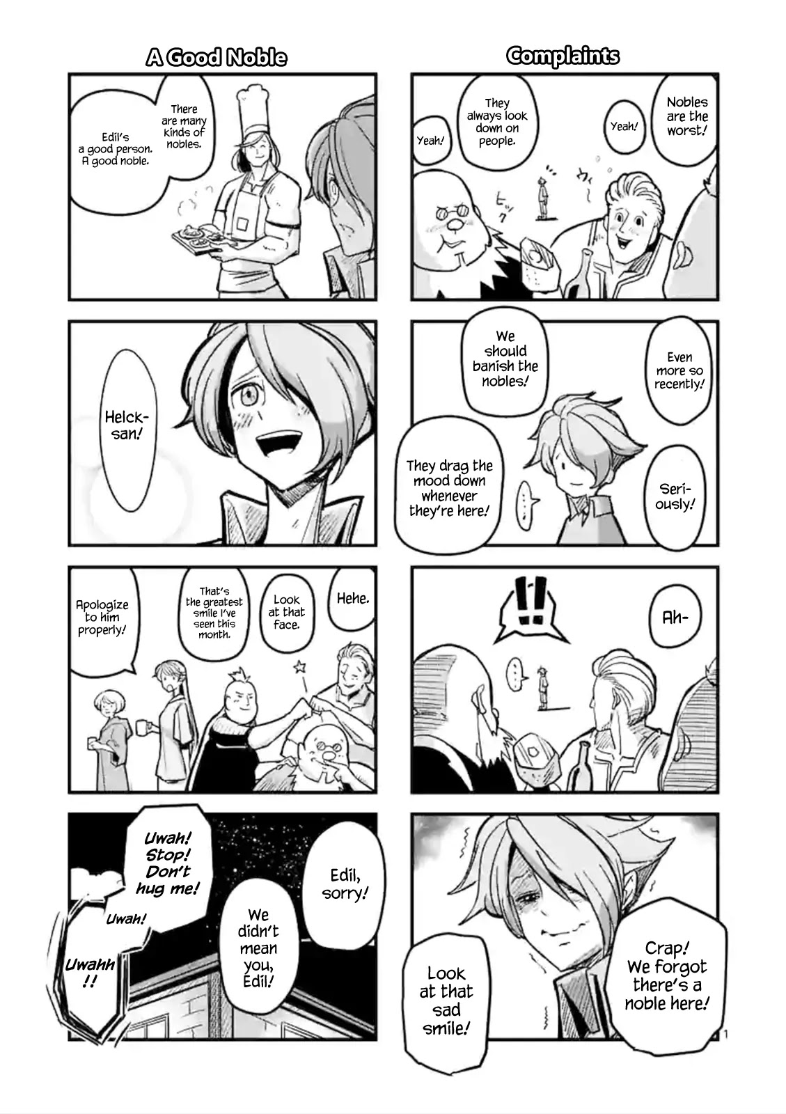 Helck Chapter 43.5 page 1 - Chapter 43.5: Complaints & A Good Noble
