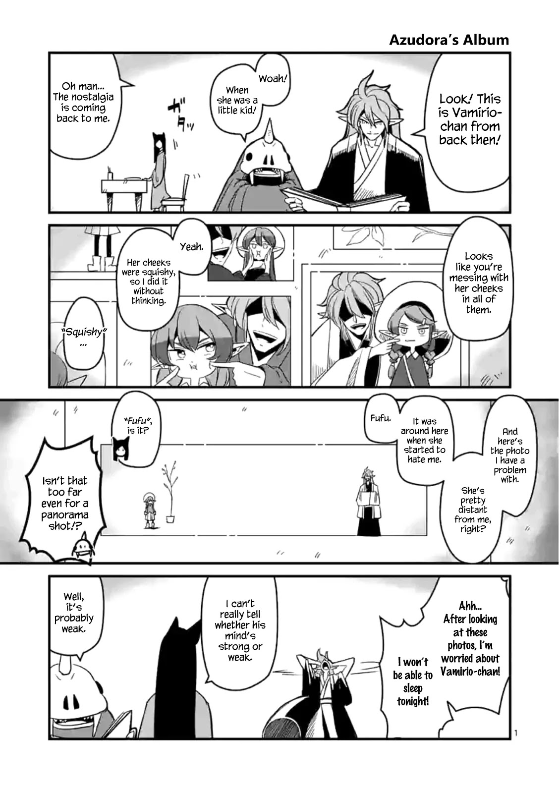 Helck Chapter 48.5 page 1 - Chapter 48.5: Azudora's Album