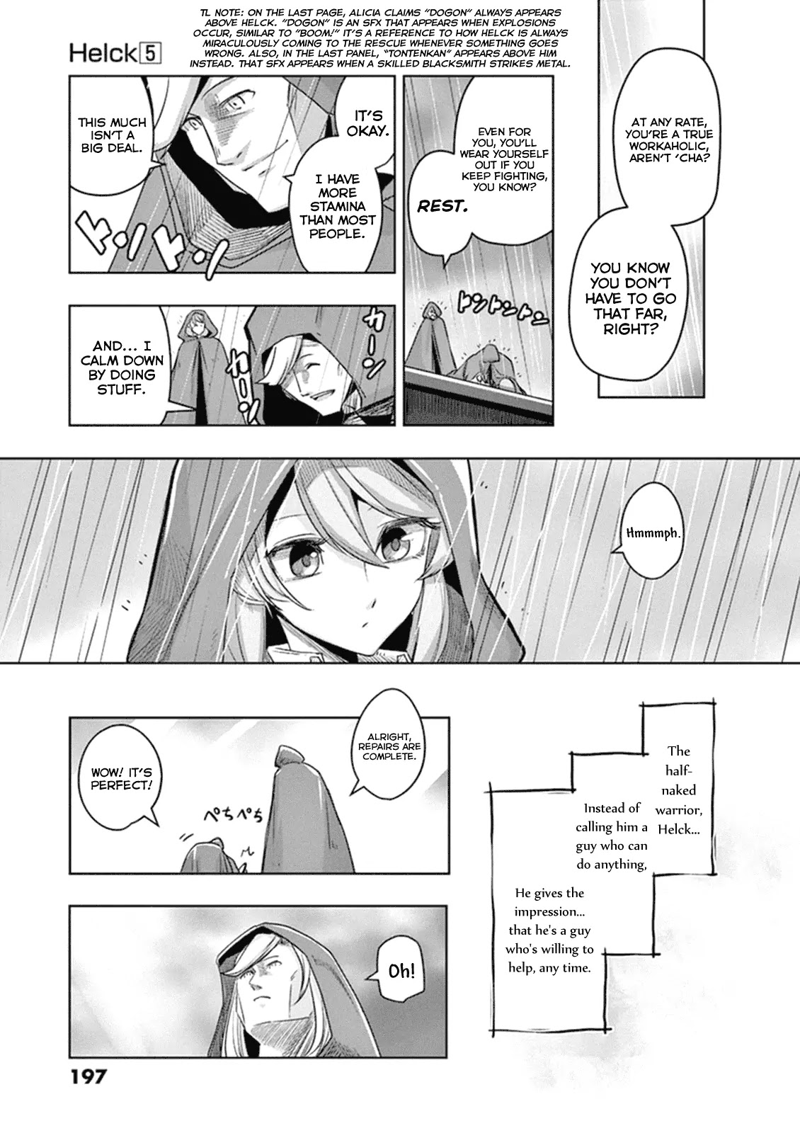Helck Chapter 52.6 page 3 - Chapter 52.6: Volume 5 Bonus: The Half-Naked Warrior, Helck
