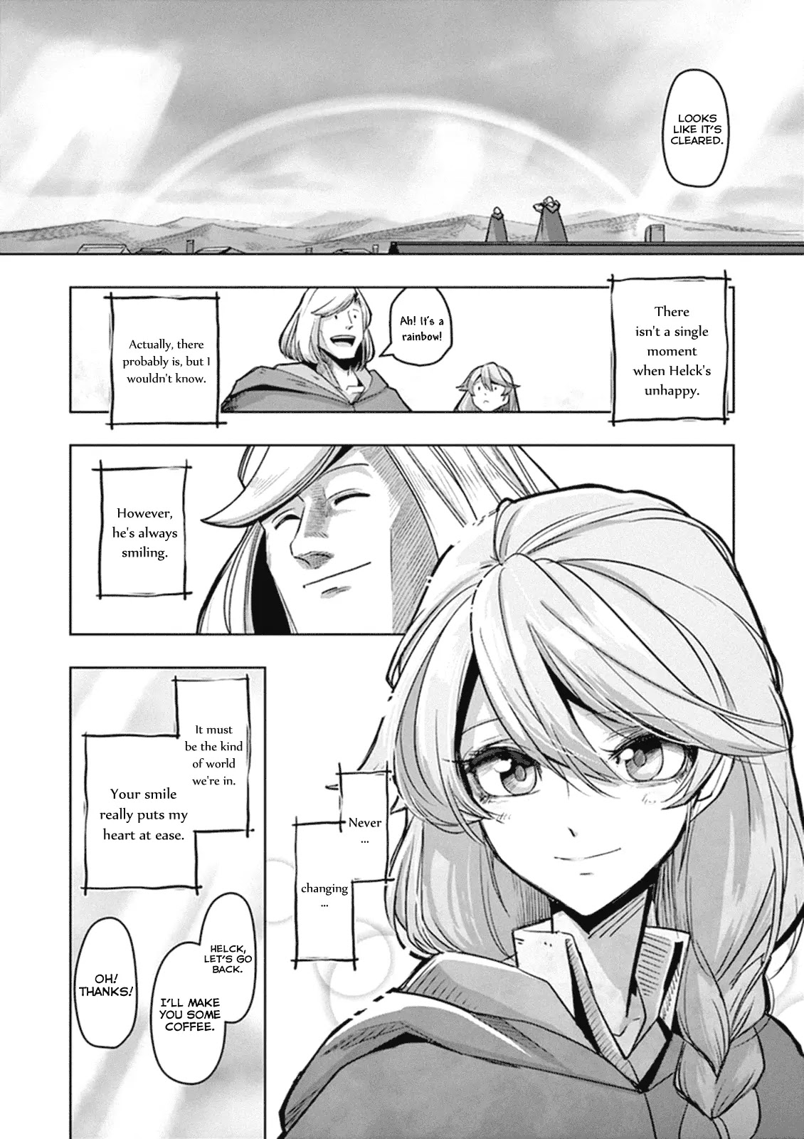 Helck Chapter 52.6 page 4 - Chapter 52.6: Volume 5 Bonus: The Half-Naked Warrior, Helck