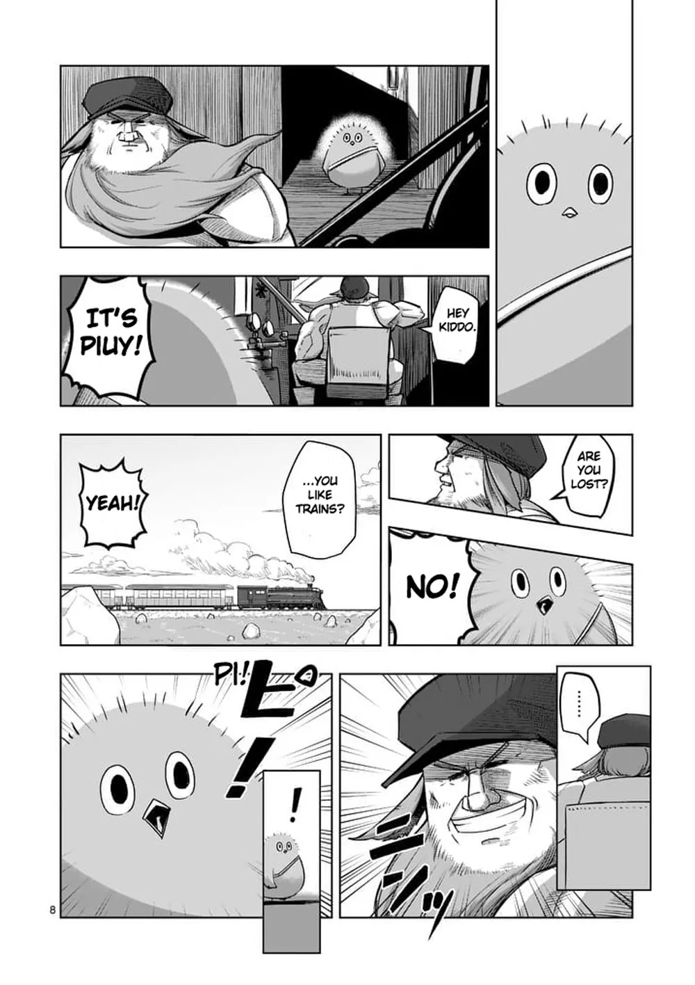 Helck Chapter 54 page 8 - Chapter 54: A Rest on the Train