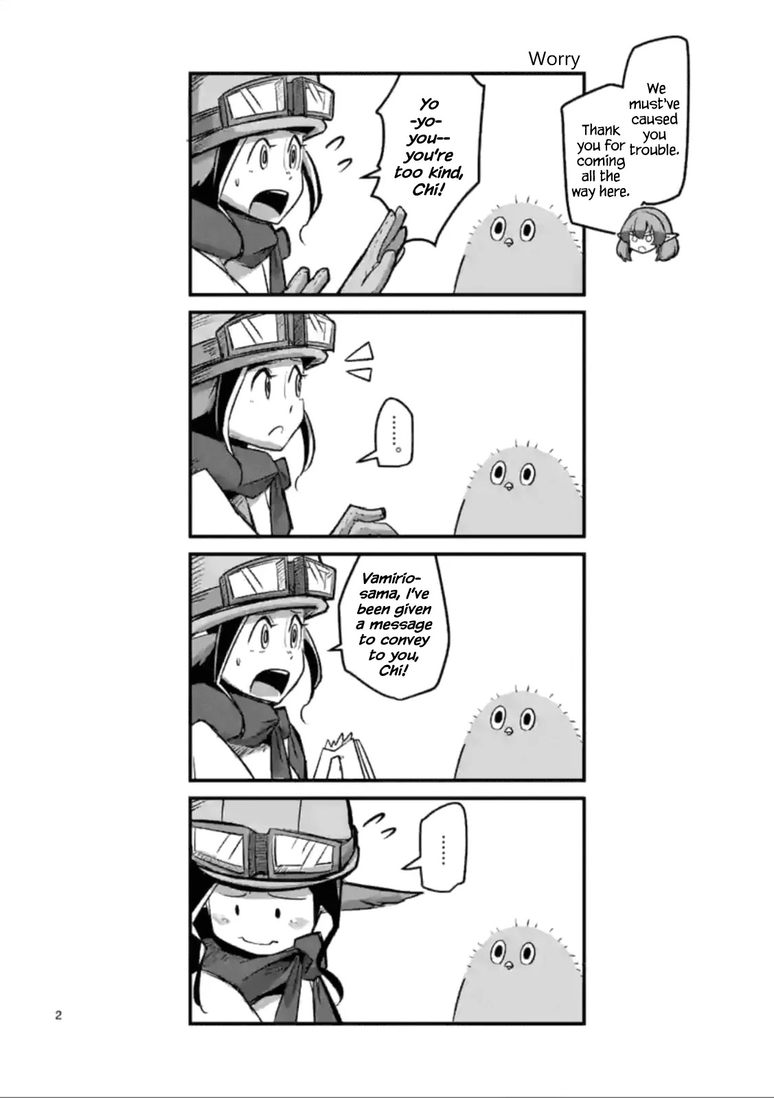 Helck Chapter 55.5 page 2 - Chapter 55.5: Not Listening & Worry