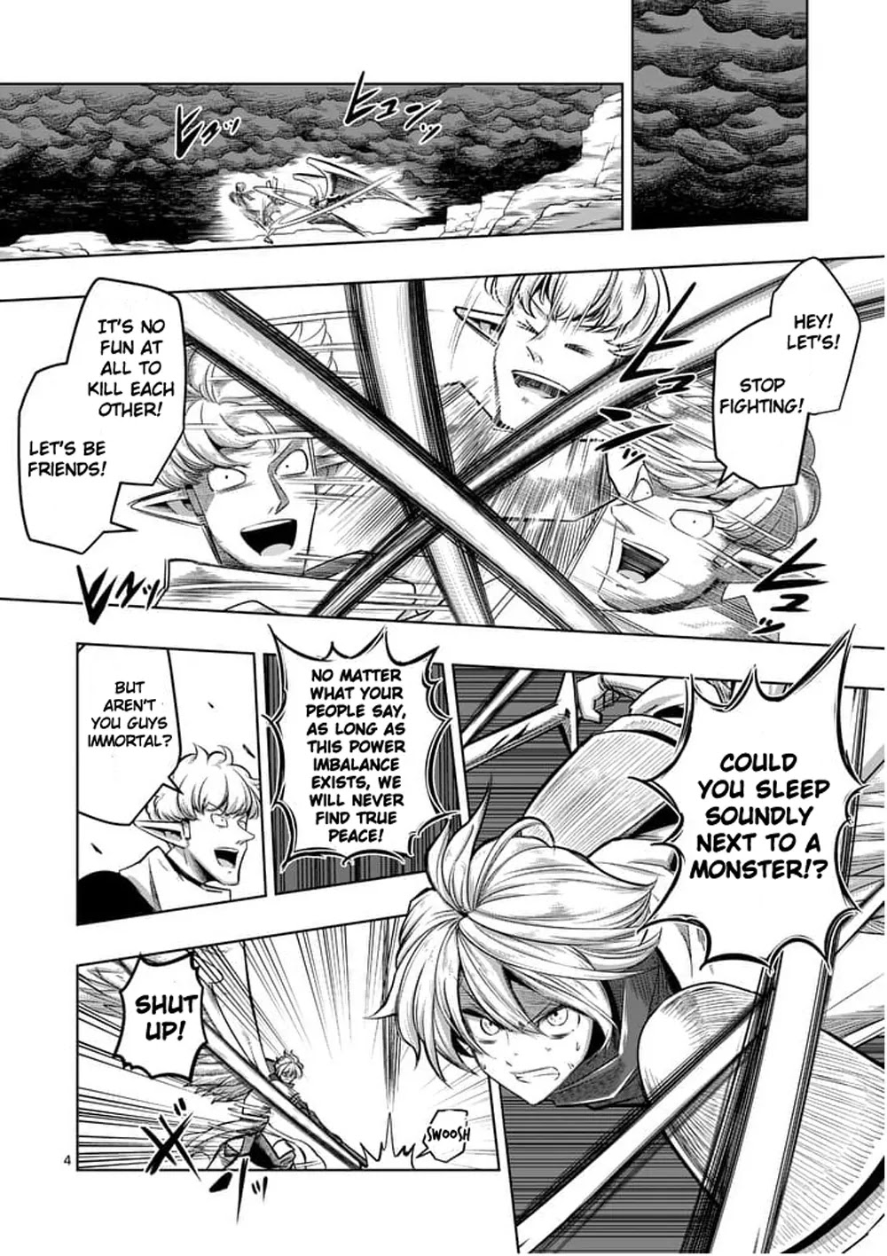 Helck Chapter 56 page 4 - Chapter 56: Anxiety