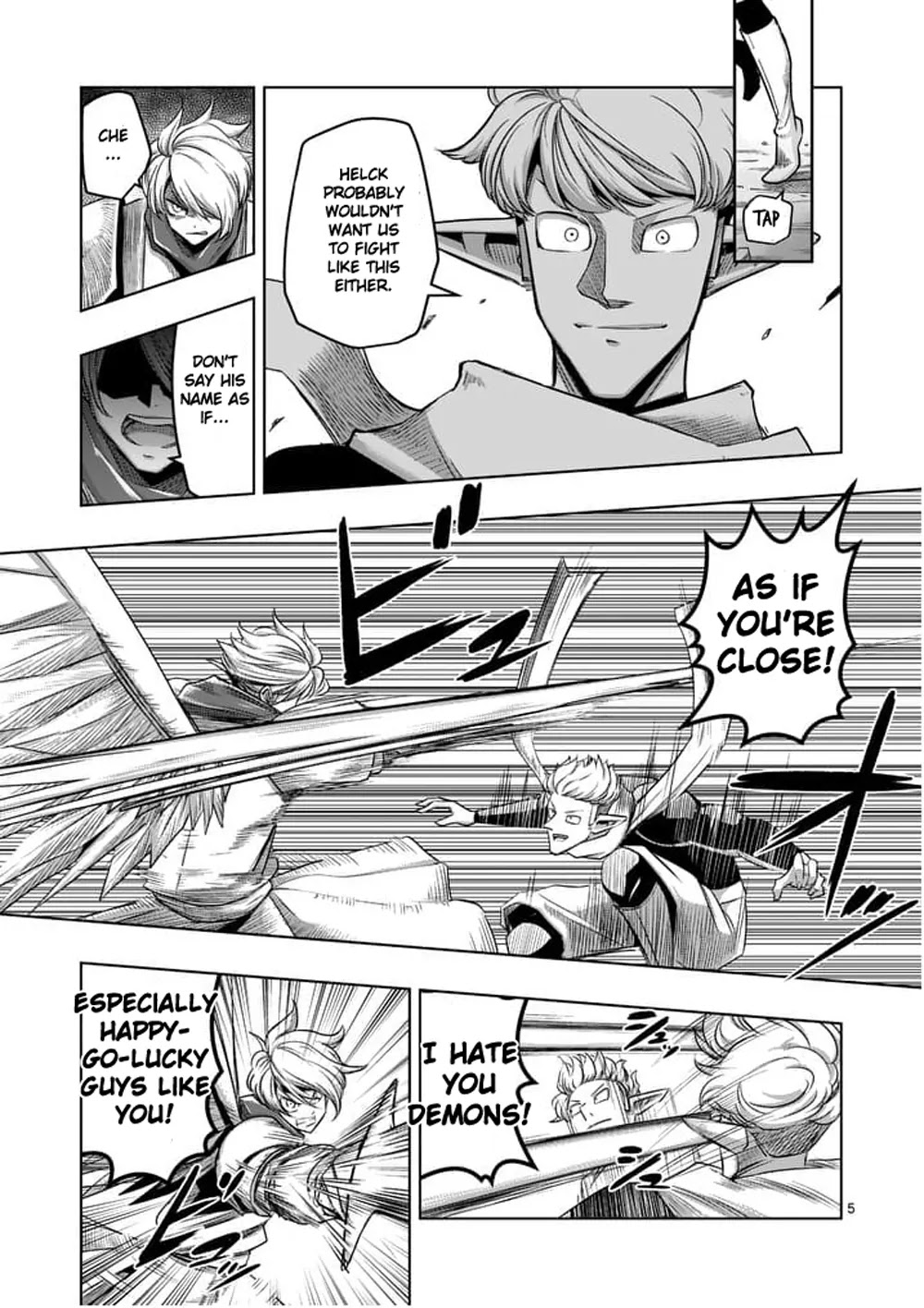 Helck Chapter 56 page 5 - Chapter 56: Anxiety