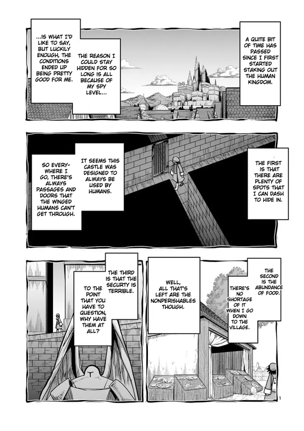 Helck Chapter 57.1 page 1 - Chapter 57.1: Searching Inside the Castle