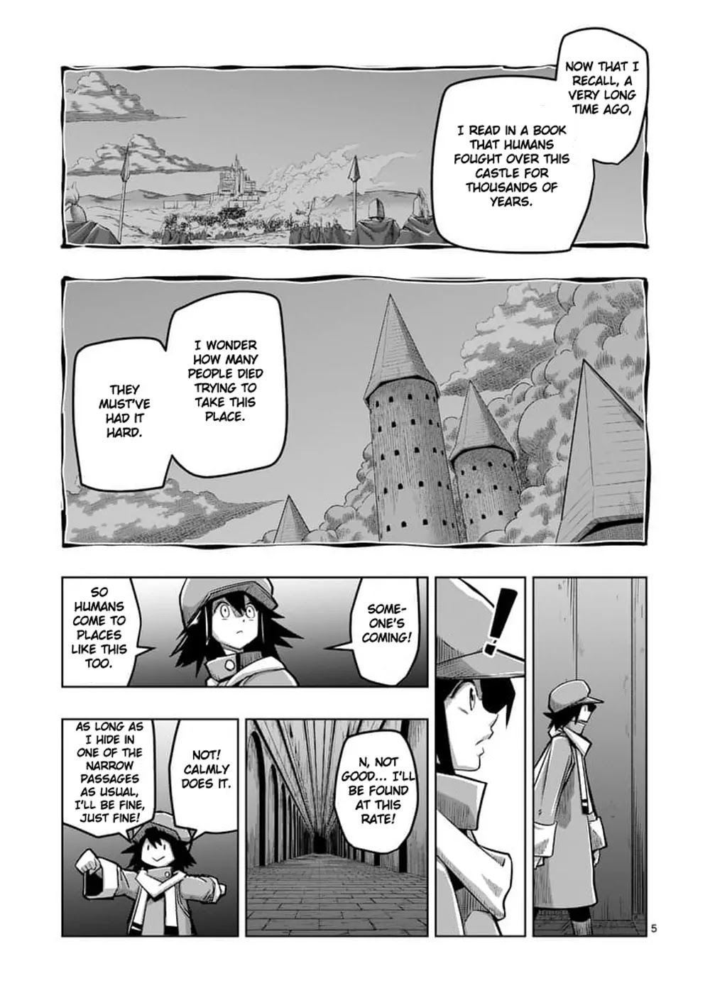 Helck Chapter 57.1 page 5 - Chapter 57.1: Searching Inside the Castle