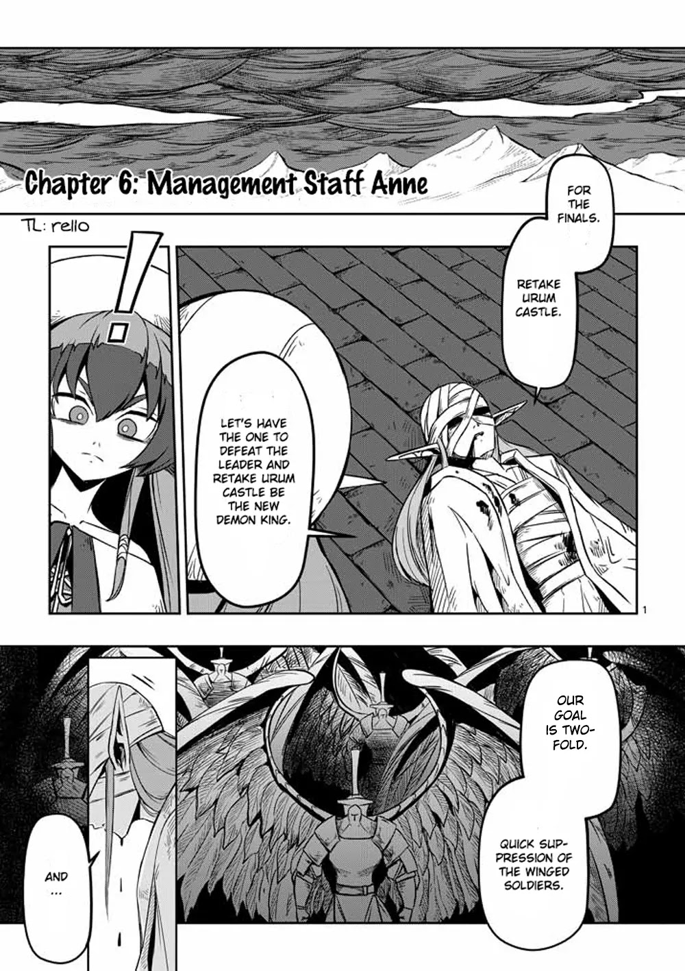 Helck Chapter 6 page 1 - Chapter 6: Management Staff Anne