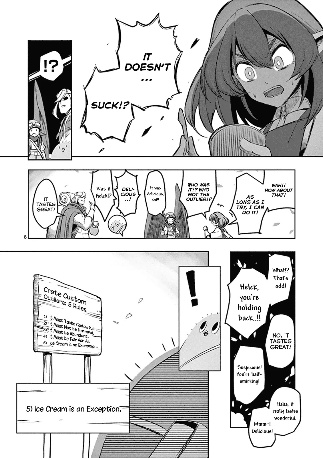 Helck Chapter 60.5 page 6 - Chapter 60.5: Volume 6 Bonus: Piuy's Sparkling Travel Journal (2)