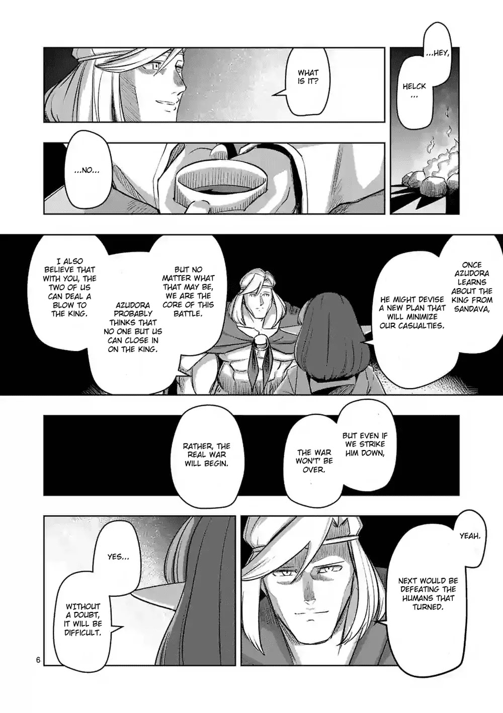 Helck Chapter 65 page 6 - Chapter 65: Anxiety and Hesitation