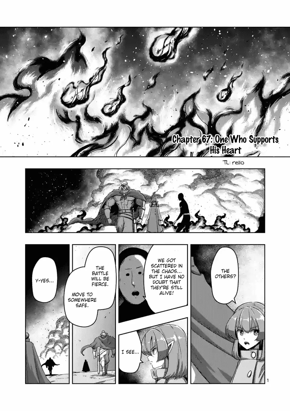 Helck Chapter 67 page 1 - Chapter 67: One Who Supports His Heart