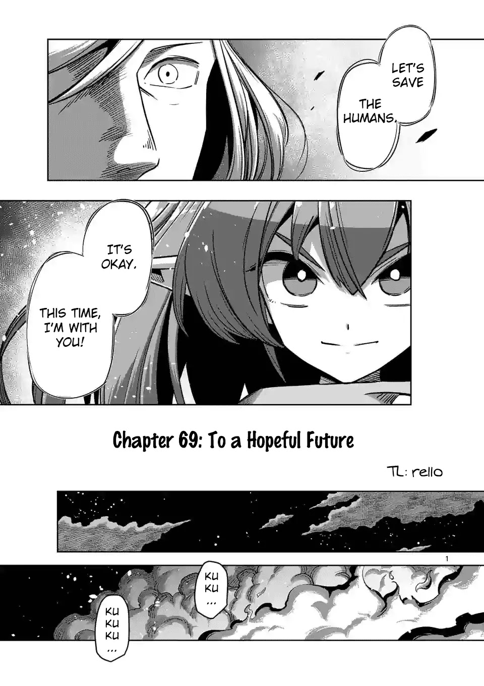 Helck Chapter 69.2 page 1 - Chapter 69.2: To a Hopeful Future