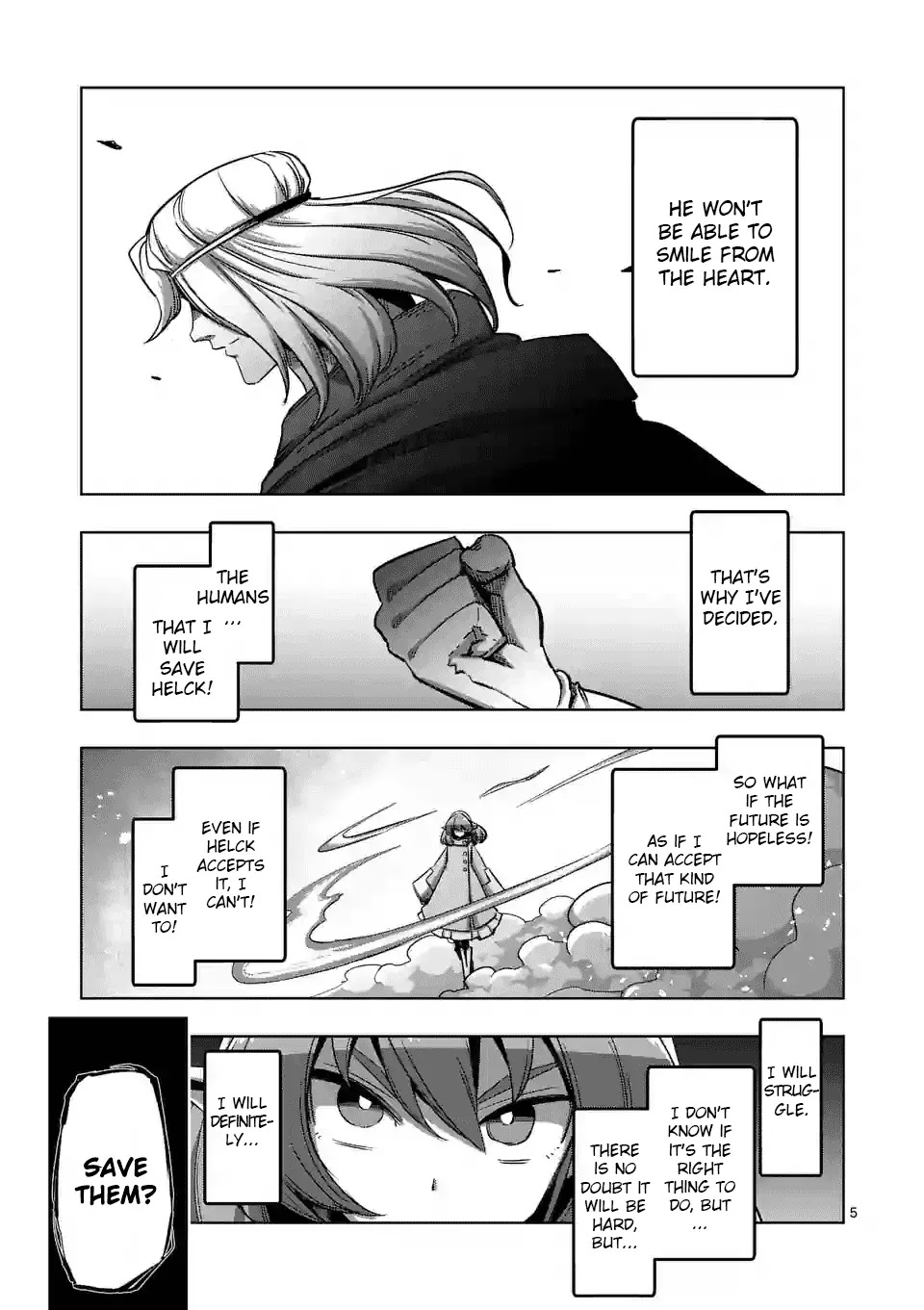 Helck Chapter 69.2 page 5 - Chapter 69.2: To a Hopeful Future