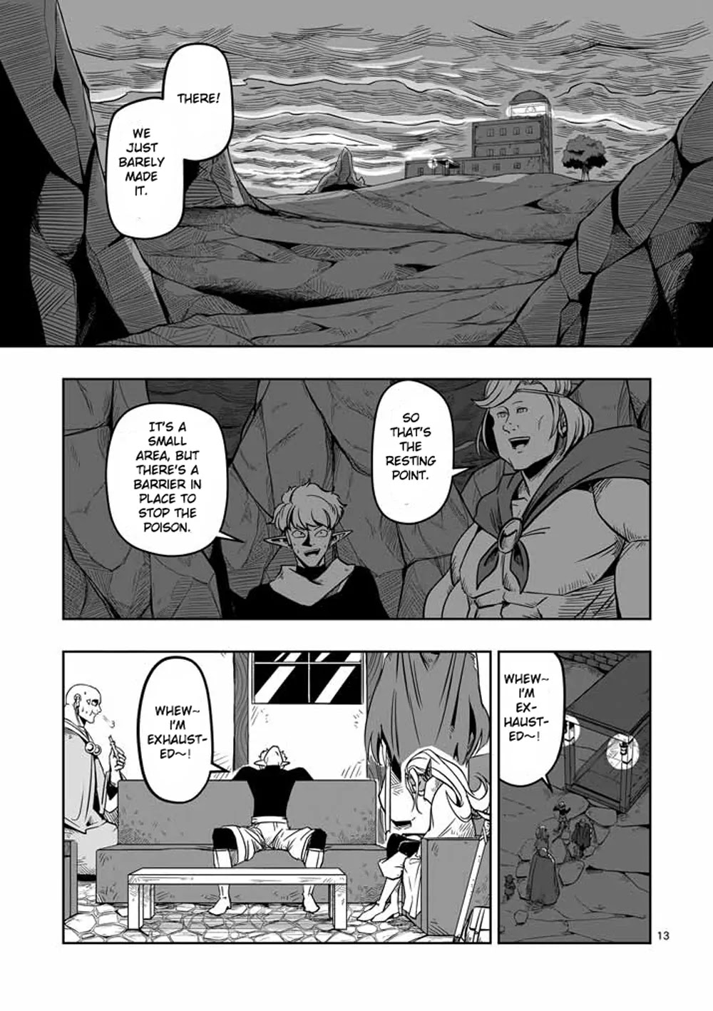 Helck Chapter 7 page 13 - Chapter 7: Devastated Land