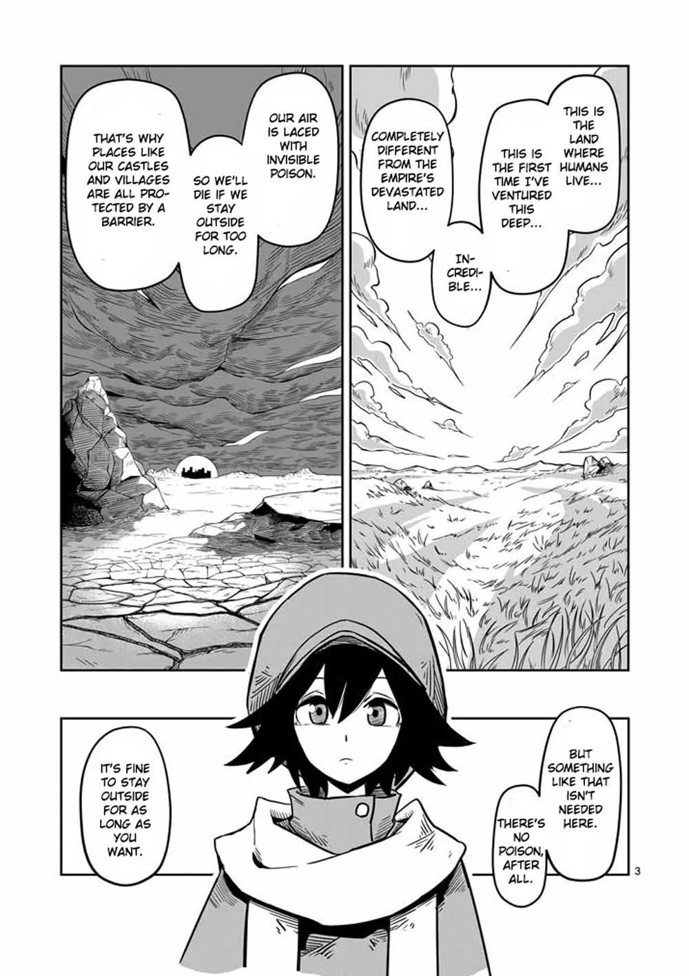 Helck Chapter 7 page 3 - Chapter 7: Devastated Land
